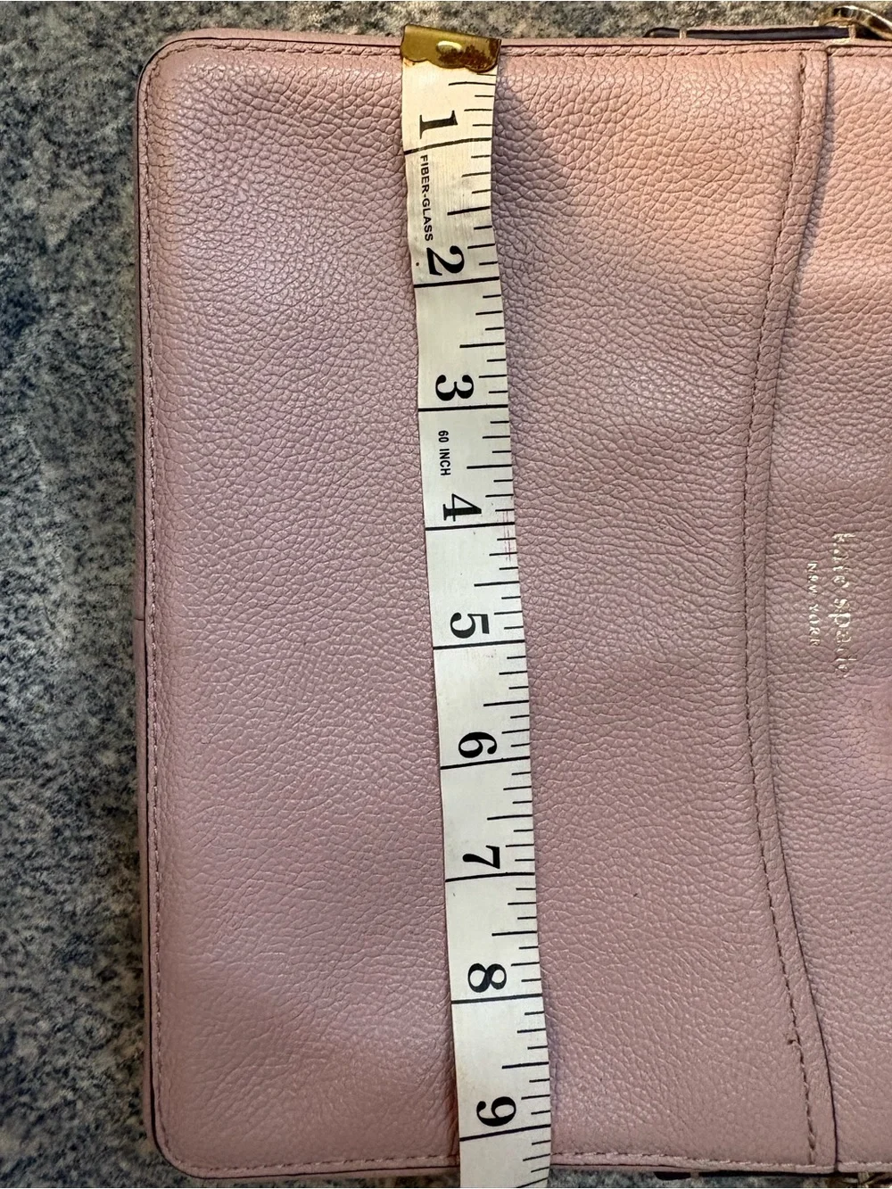 kate spade Blush Pink Pebbled Leather Crossbody